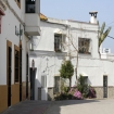 un Calle tipico en Facinas, Costa de la Luz