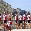 Ciclistas en el Cabo Formentor