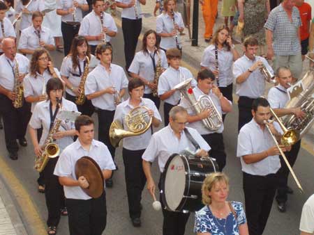 M�sica, Fiesta del Virgen del Carmen, Cala Ratjada - Capdepera