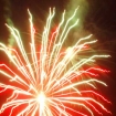 Fuegos artificiales en Cala Ratjada, Mallorca