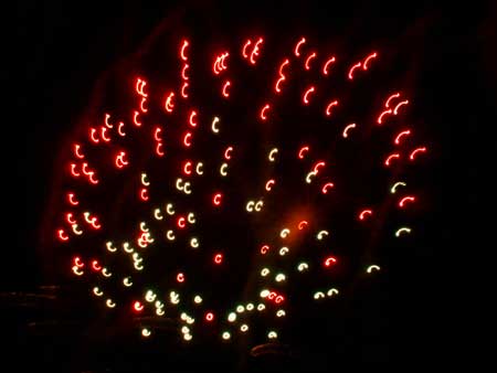 Fuegos artificiales, Virgen del Carmen, Cala Ratjada