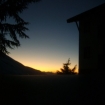 Puesta de sol en Sierra Nevada, zona alta