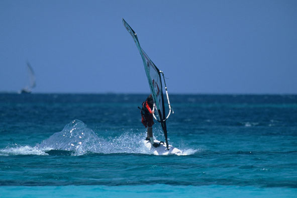 windsurf en Los Roques